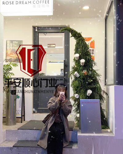 2025复古款蓝海色实木门