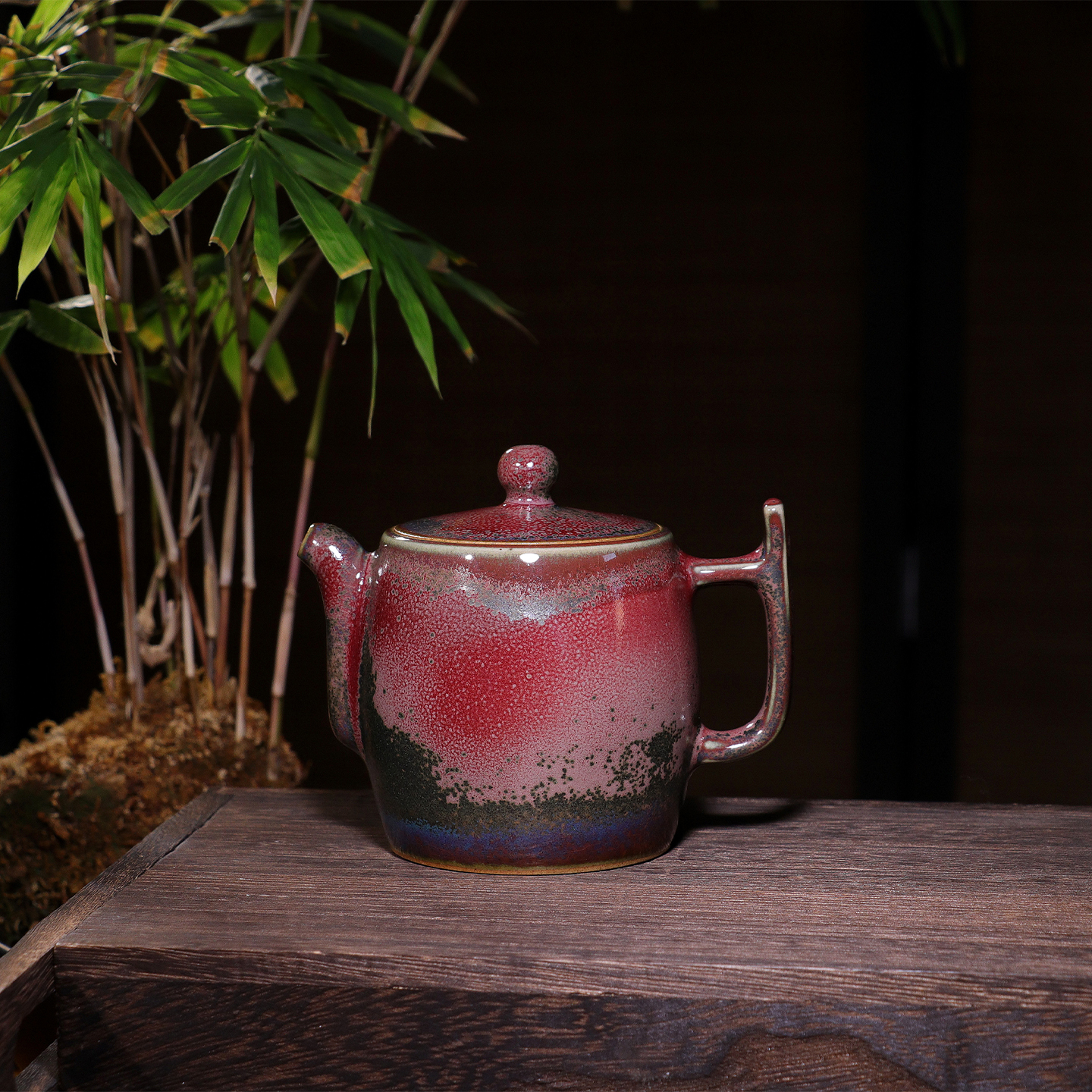 白露伟人和壶 神垕钧瓷炉钧釉茶壶原矿中式茶器陶瓷泡茶壶礼盒装