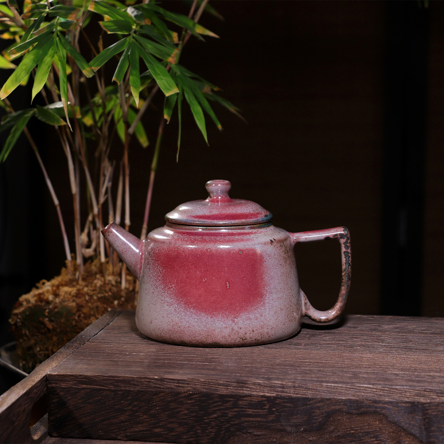 郭义兴平安壶 神垕钧瓷炉钧釉茶壶原矿中式茶器陶瓷泡茶壶礼盒装