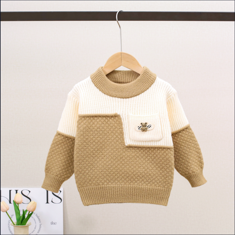 男童儿童2025秋冬毛衣新款洋气网红帅气卡通宝宝针织衫潮加绒加厚,童装/婴儿装/亲子装,毛衣/针织衫,淘宝优惠券,粉丝福利购,淘宝优惠卷