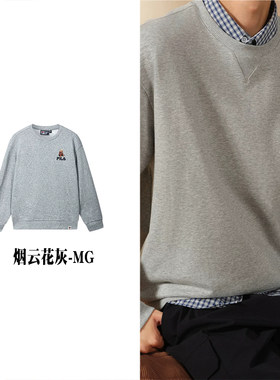斐乐小熊加绒男女情侣卫衣