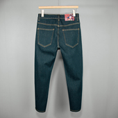 轻奢防褪色九分牛仔裤 小脚裤 男士 墨玉绿四面弹力柔软丹宁面料修身