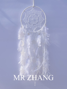 MR ZHANG捕梦网原创白色清新民宿挂饰梦幻生日礼物少女氛围感房间