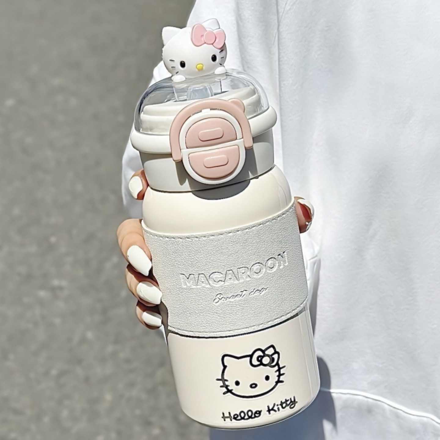 罗兰帝克可爱不锈钢双饮保温杯