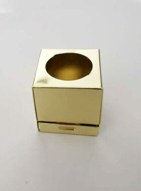 巧克粉盒跨境专供品质款金色金属