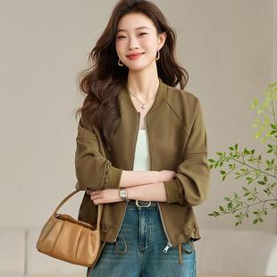 棒球服外套女春秋款2024新款高级感奢华大牌时尚休闲短款夹克上衣