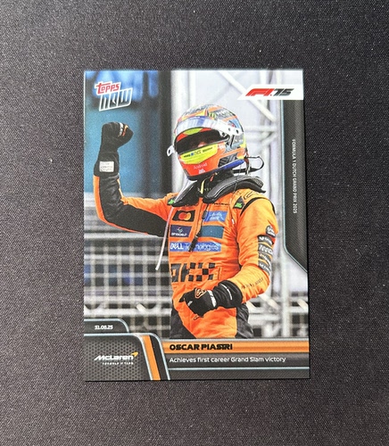 F1赛车手卡皮亚斯特里 ToppsNow 纪念赢得个人职业生涯首个大满贯