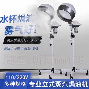 理发店美发蒸汽焗油机110v头发护理水杯机加热喷雾机护养发蒸发帽