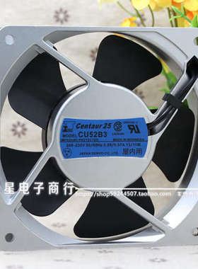 原装伺服SERVO CU52B3 12025 12cm 200v 13/11W交流 静音散热风扇