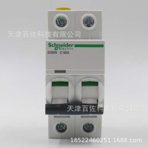 IC65N断路器IC65N 2P C50A断路器A9F18250断路器空气开关