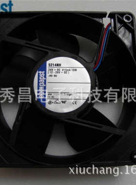 DV5214/2N 原装德国PAPST 24V 825mA 19.8W 127*127*38MM设备风扇