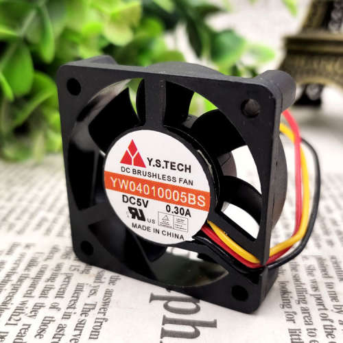 元山Y.S.TECH YW04010005BS 4010 5V 0.30A 4厘米 机箱 散热风扇