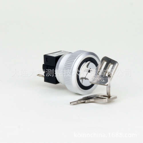 Φ30，3档钥匙开自复位关KSL30AK3/RK3 韩国建兴KOINO 原装进口