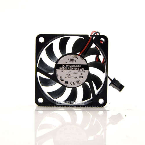 台湾协喜ADDA AD0612HB-GA0 6010 12V 0.25A 6CM电源电脑机箱风扇