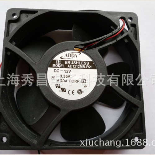 AD1212MB-F51 原装正品ADDA 12038 12V 0.35A滚珠轴承散热风扇