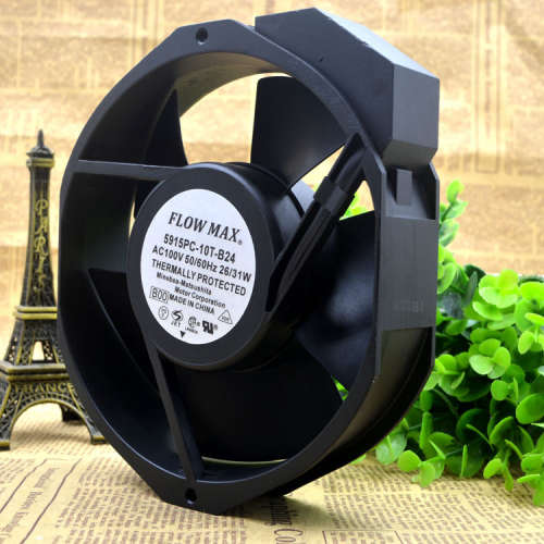 原装 NMB FLOW MAX 5915PC-10T-B24 17238 AC100V 31W 轴流风机