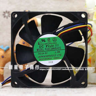 8025 613 24.5V 2.2W 四线变频散热风扇 伺服SERVO 8cm PUDC24K4S