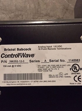 *396353-11-8 396359-12-4 Bristol Babcock ControlWave 现货