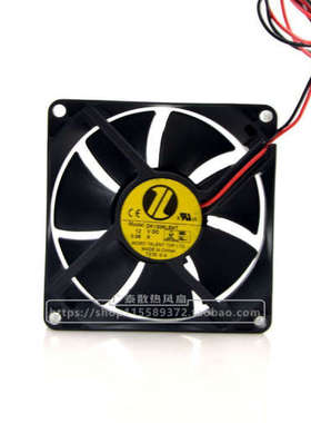 原装Nidec 8025 DK1208LSNT 12V 0.06A 2线超静音机箱散热风扇8CM