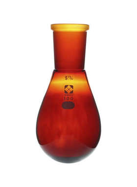 SIBATA柴田科学 普通滑动茄子烧瓶 棕色 15/25 50mL\t005270-1550