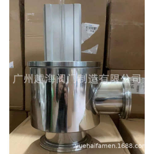 ISO63/80/100/160GDQ真空气动挡板阀 高真空挡板阀 气动真空阀门