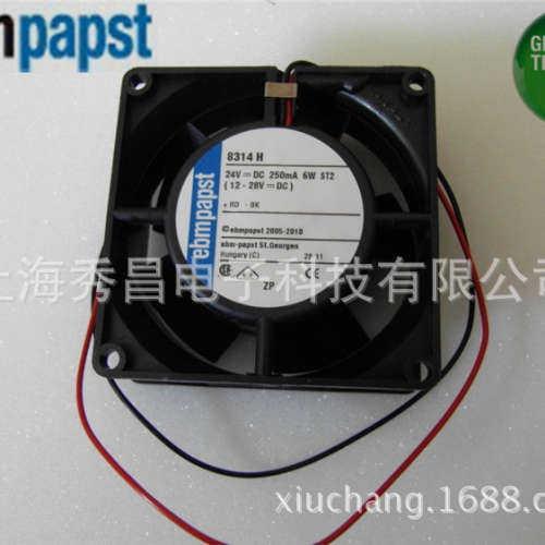 原装德国ebmpapst风扇8314HR 8032 24V 6W 8厘米高转速变频器风扇