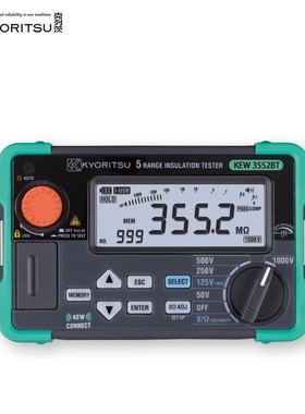 日本共立/克列茨（KYORITSU）KEW3552BT绝缘电阻测试仪 1000V