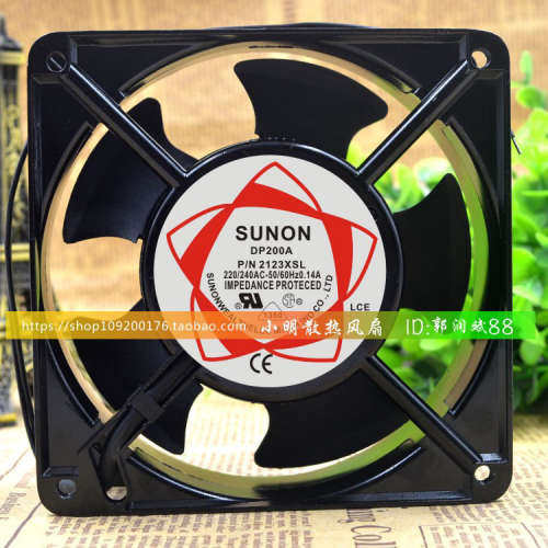 SUNON DP200A 2123XSL AC220/240V 0.14A 铜线 机柜交流散热风扇