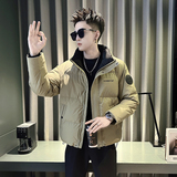 绿首F12-P138-控178抖音直播主风男士潮流立领加厚流行棉衣外套男，男装棉衣，星座309A