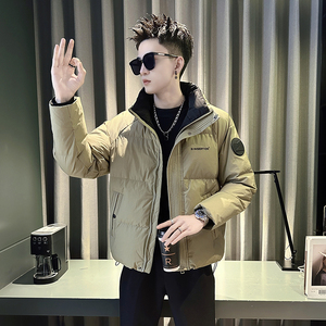 绿首F12-P138-控178抖音直播主风男士潮流立领加厚流行棉衣外套男,男装棉衣,星座309A