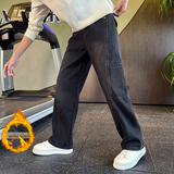 卡首K120-绒P78-控108抖音店主风冬季新款潮流男士休闲裤社会小伙，男装休闲裤，星座309A