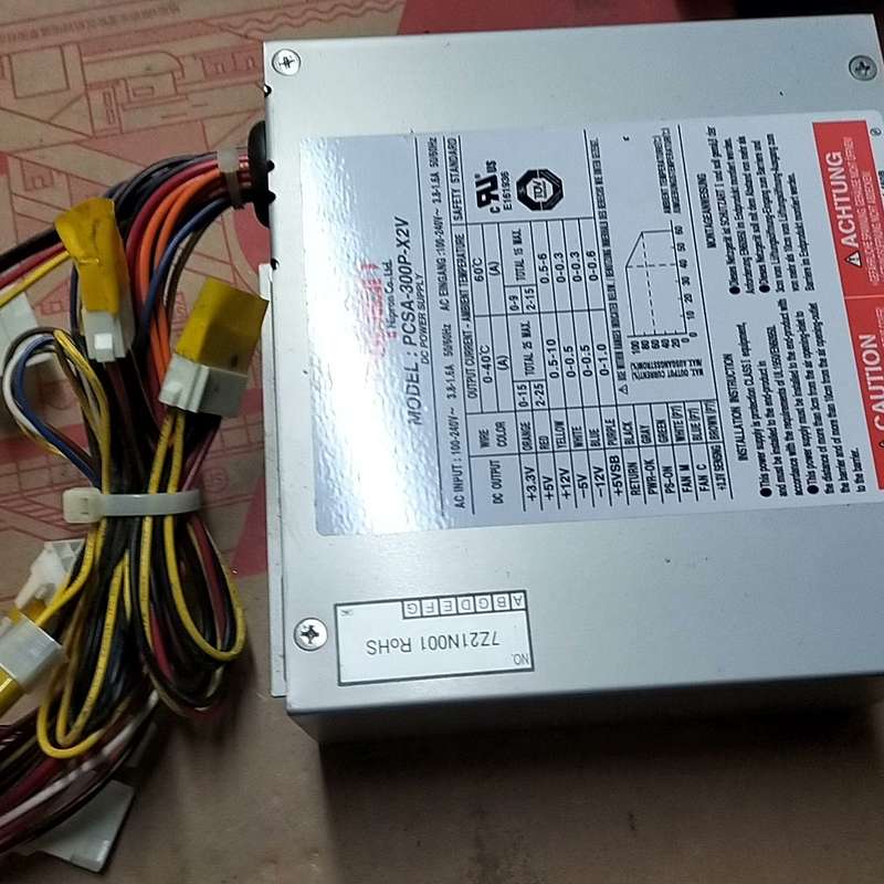 议价PRON电源 PCSA-300P-X2V，测试好发货。可维修