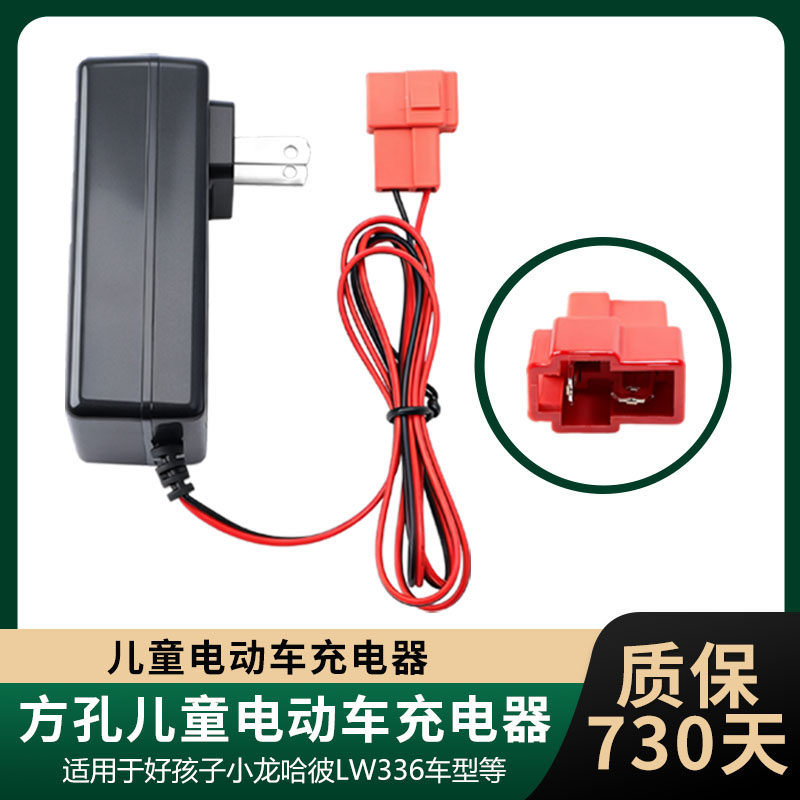 6V12V儿童车方口充电器