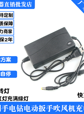 21V168V198V218VF手电钻电动扳手风炮吹风机电锤电锯角磨机充电器