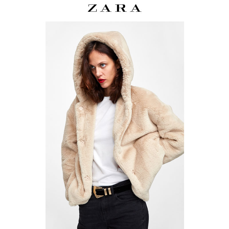 ZARA Å®×° ÈËÔìÆ¤²ÝЧ¹ûÁ¬Ã±¼Ð¿ËÍâÌ× 06318233712