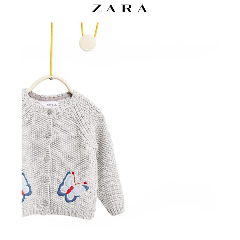 Pull fille ZARA à manche longue - Ref 2104000 Image 4