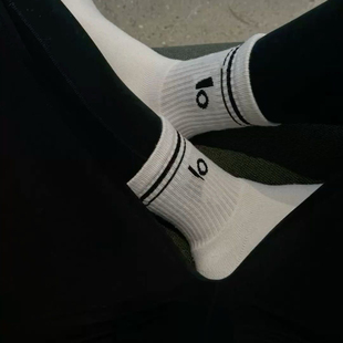 款 纯棉袜子男女中筒四季 新款 透气吸汗不闷脚棉袜中长筒 STYLE
