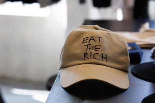 Hat EAT THE 弯檐棒球帽 STYLE独家Dad RICH 黑白三色入