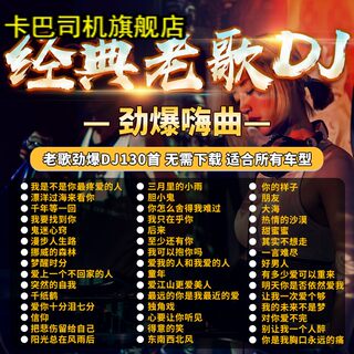 经典老歌中文DJ舞曲车载大容量CD碟片怀旧老歌精选高品质音质合集