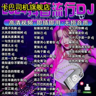 U盘热门流行中文dj重低音