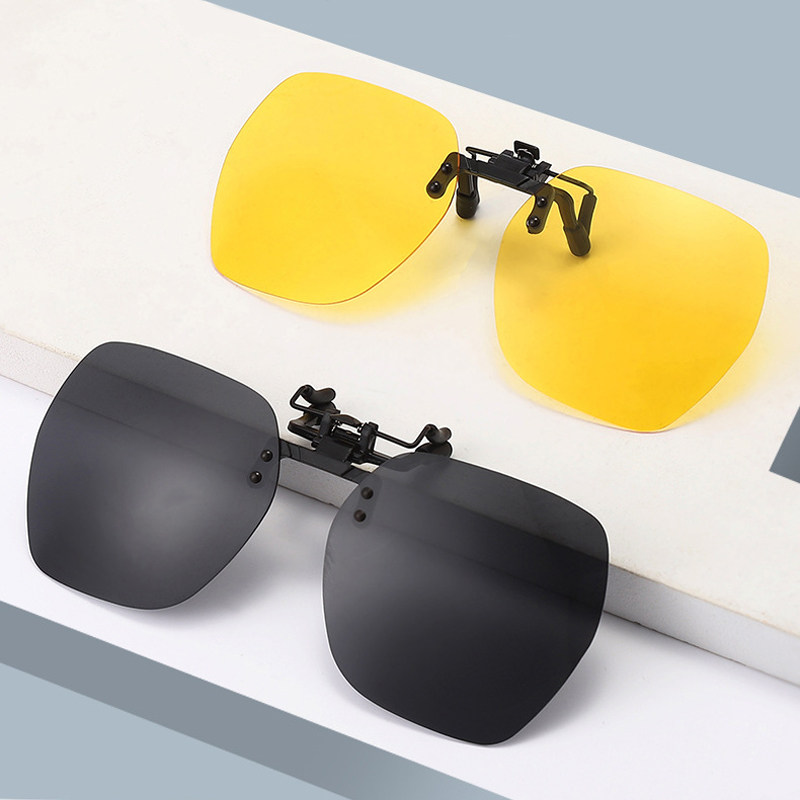 【亏本清仓】男士夹片太阳镜墨镜钓鱼驾驶用偏光镜大框变色夹片