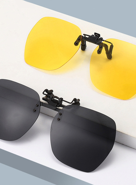 男士夹片偏光大框变色夹片