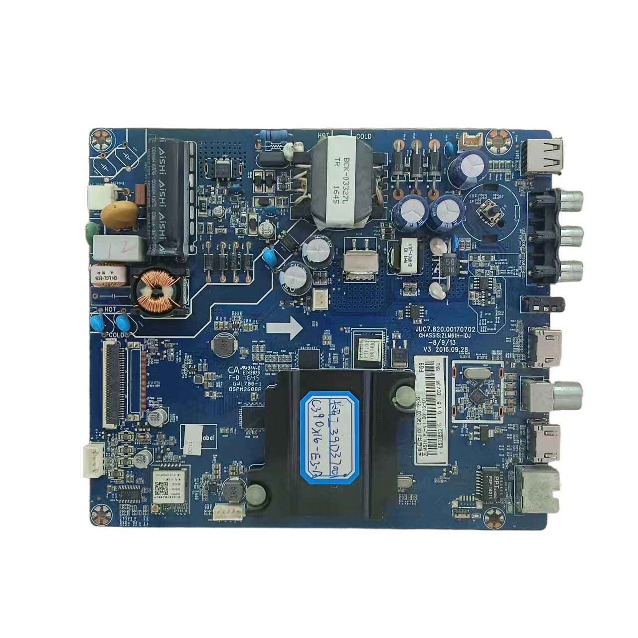 原装长虹39D3700i主板