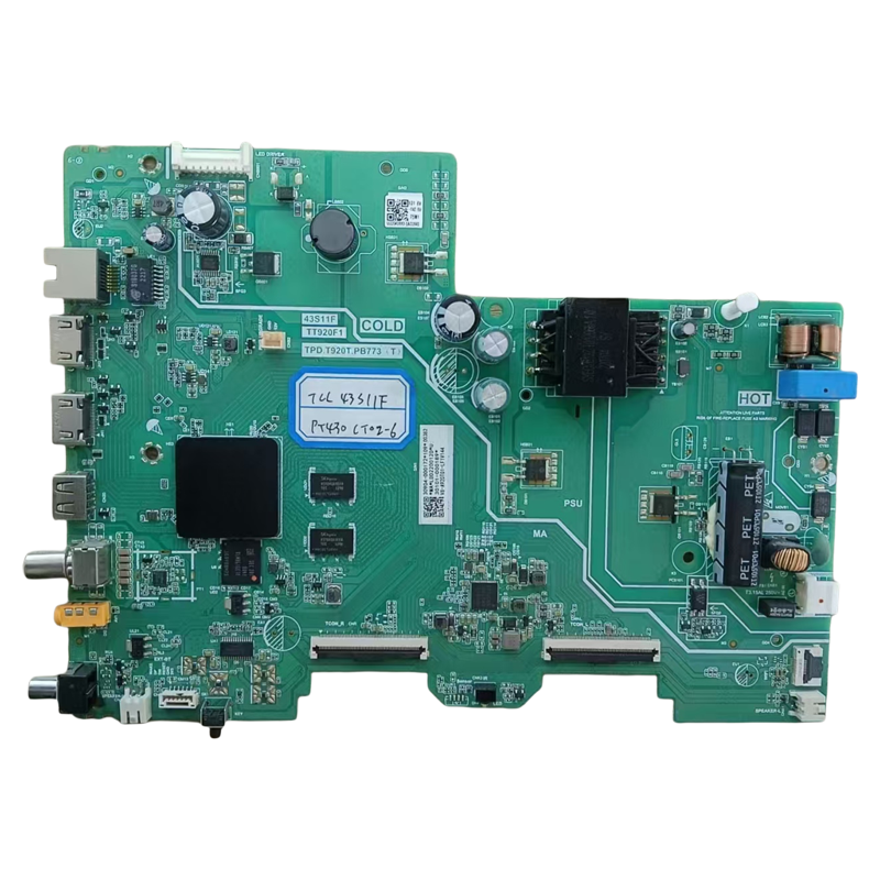 原装TCL 43S11F/43V6E/A电视主板TPD.T920T.PB773屏PT430CT02-6