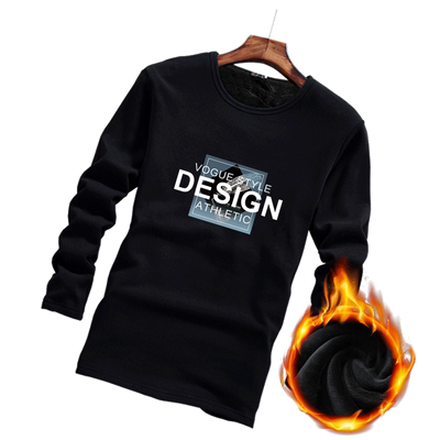 男长袖t恤卫衣打底衫圆领黑色