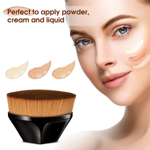 Foundation Brush Loose Powder Flat Brush Kit Make up Tool