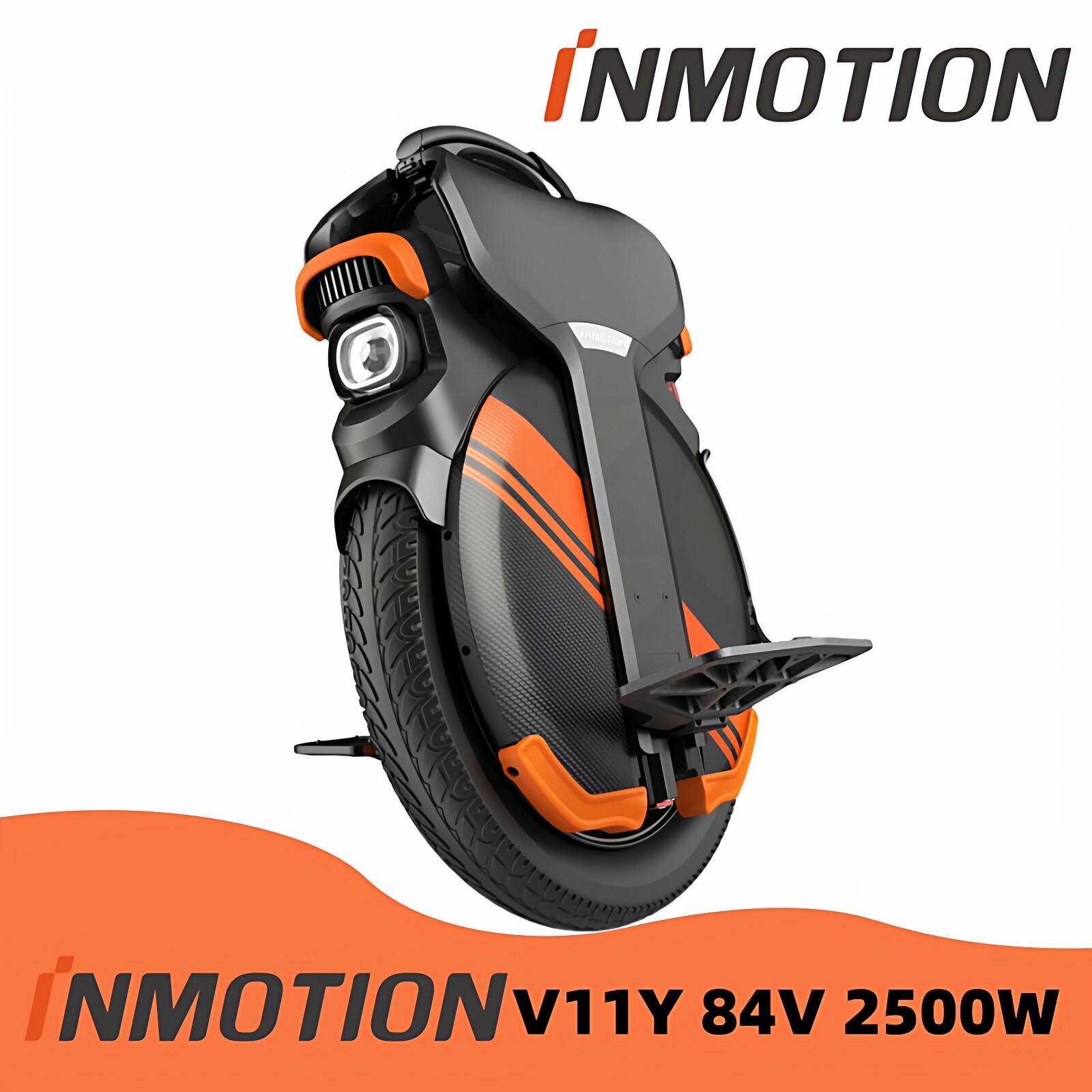 Inmotion V11Y 电动自平衡车独轮车乐行天下84V 2500W电动代步车
