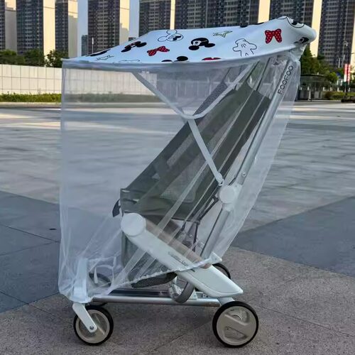 溜娃口袋推车防蚊遮阳棚防晒蓬