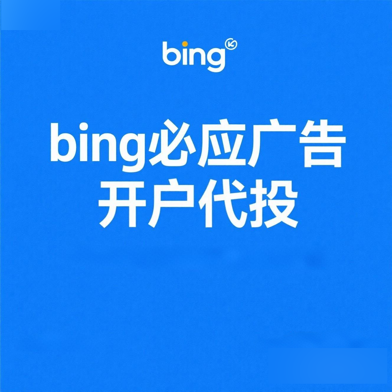 bing必应竞价推广开户代投 微软广告专业开户代运营托管