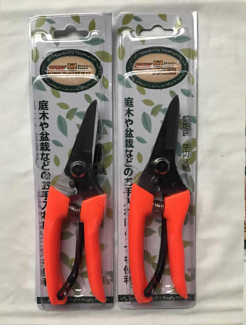 适用于台湾虎牌进口不锈钢园艺剪刀花剪修剪树枝果剪子电工剪线槽